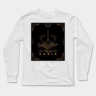 Paris City Monogram Long Sleeve T-Shirt